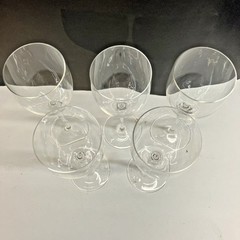 5 Pieces Rosenthal Studio-Linie Germany 9 Inches Tall Wine Glass In Original Box
