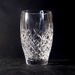ASTRAL CELESTE FLAT TUMBLERS, Cut Lead Crystal, 5″, 12 Oz, Made in Korea, 4PCS