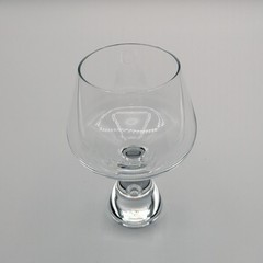 Holmegaard Princess Teardrop Brandy Snifter Cognac Glass Denmark 4 3/4″ Signed