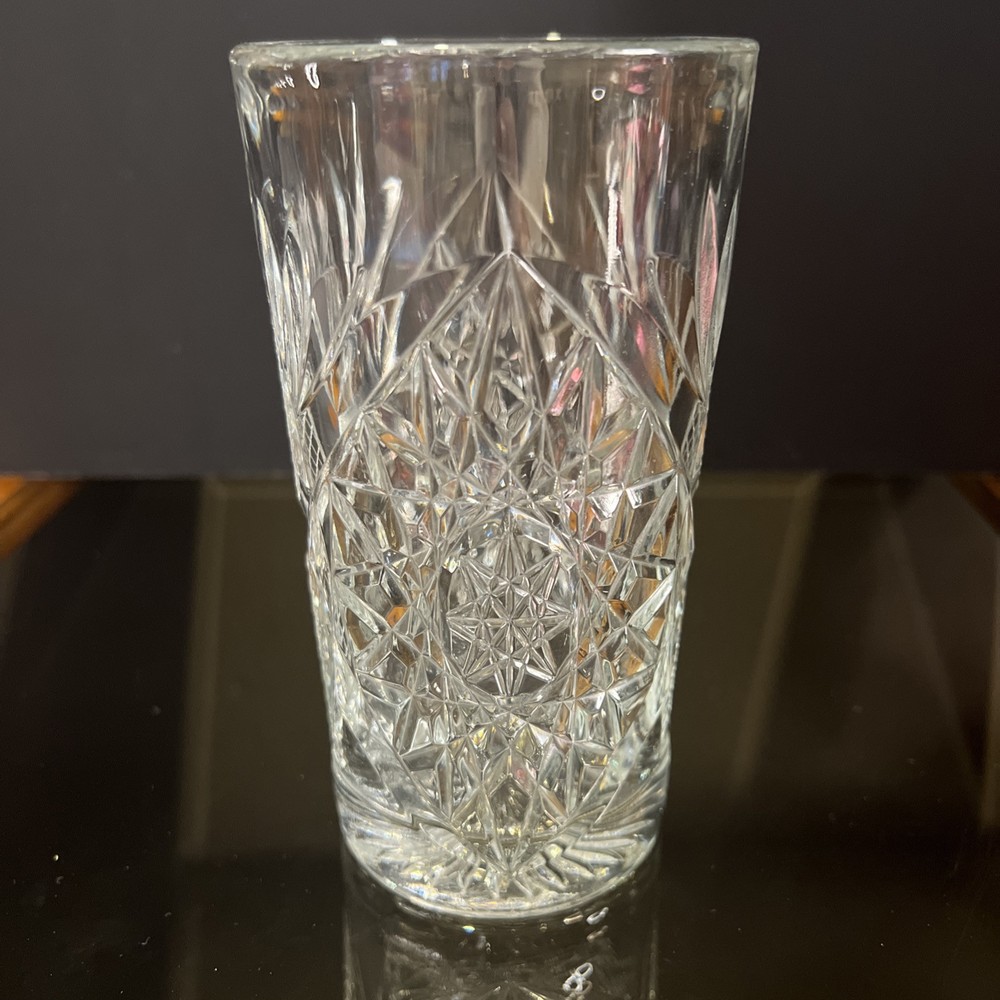Replacement 1-Libby USA Hobstar Tall 16 oz. Highball Clear Glasses Star of David