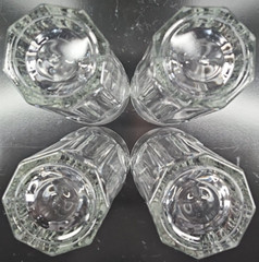 (4) Libbey Gibraltar Clear Iced Tea Glasses Set 22 Oz Tall Drinking Tumblers Lot