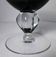 6 Swedish Crystal Gulli Champagne Sherbets Smoke Gray Seneca Ingrid 4 Lobe Stem
