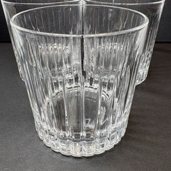 Fine Crystal Rocks/Old Fashion Heavy Bottom Glasses Baccarat Style Set Of 3