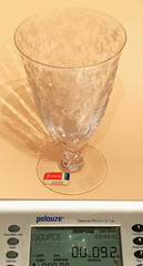 Fostoria Chintz Floral Etch Crystal Glass 6″ Iced Tea Stem #6026 Vtg Single READ