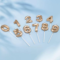 Champagne Gold 16Th & 61St Birthday Candles for Cakes, Number 16 61 Candle Cake