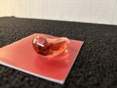 Rose Pebble Pendant Without Cord In Baccarat Crystal Mod3