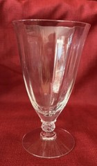 8 Fostoria NIAGARA 6026 Fosnia Water Goblets Iced Tea Glasses Wavy Optic VTG D/C