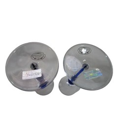 Home Essentials Teardrop Blue Cobalt Stem Cordial NWT Minor Defects A Pair