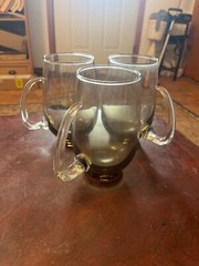 vintage glassware 3 pieces