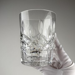 Set Of 4 Waterford Crystal LISMORE DOF Double Old Fashioned Glass 12 oz 4 3/8″