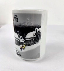 Vintage Japanese Porcelain Sake Tea Cups Set of 2