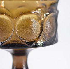 VTG Noritake SPOTLIGHT Walnut Brown (3) Sorbet Champagne Goblets Glasses 4.25″