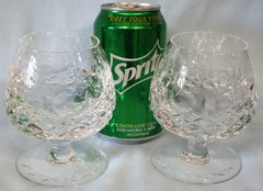 Rogaska Gallia Brandy Goblet Glass 4 1/4″, Set of 2