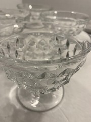Fostoria Crystal Glass American Sundae Parfait Cups Set Of 4 American Clear Mint