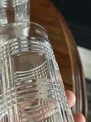 2 Ralph Lauren Glen Plaid Highball 12oz Glasses