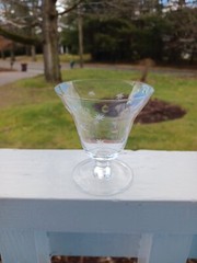Vintage ATOMIC STARBURST SHERBERT GLASSES Rim Radius Appox 3″1/8 Ht 3″1/2 Lot Of