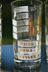Vintage Cocktail Highball Glasses Set of 7, Whiskey – Bourbon Glasses 1950’s