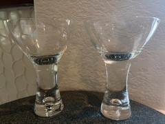 2 Southern Living at Home Tribeca Glass Goblet For Water, Wine, Or Bar Drinks