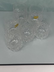 Vintage Bavarian 24% Lead Crystal Tapered Whiskey Tumbler Hand Cut