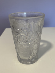 EAPG Westmoreland #575 Paddlewheel w/ Shield Water Tumbler 1912- 4 3/4″H