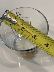 VTG Celestial Zodiac Astrology Capricorn Anchor Hocking Horoscope Glass Gold