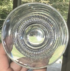 PR Waterford Town & Country Ashton Lane Tumbler Glass 3.75”T 3 3/8”Diam Top