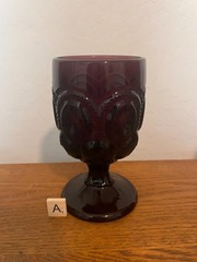Vintage LE Smith Amethyst Moon and Star Goblets for CHOICE