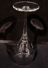 LENOX CRYSTAL MILLENNIUM EDITION FIRELIGHT WINE GLASS PLATINUM RIM 7 7/8″ USA