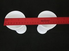 VINTAGE MILK GLASS SHORT STEMMED GLASSES/GOBLETS GRAPE DESIGN SET OF 2