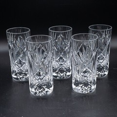 Faberge Crystal Monte Carlo Vodka Shot Glasses Set of 5-3 1/4″-FREE USA SHIPPING