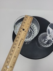 TWO Vintage Cristallerie Zwiesel German Echt Bleikristall Crystal Glasses