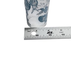 Walmart Bunny C226-72498 2 Champagne Flutes Blue Rabbit Print Spring