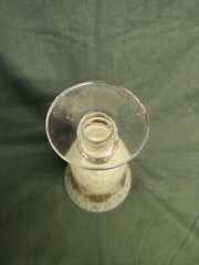 Vintage ARTE ITALICA Yellow WINE Glass Wreath Swag Gold Gilt Pattern AIZ3 Italy