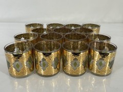 Rare MCM | SET OF 4 | Culver 22-Karat Gold Glasses Valencia pattern 5 oz – SD
