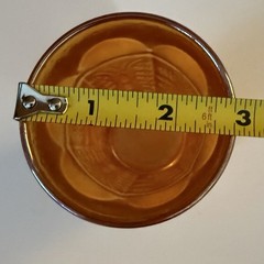 Vintage Fenton Marigold Carnival Glass Butterfly & Berry Pattern Tumbler