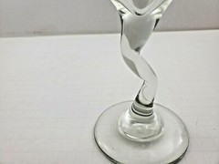 Libbey Bent Z Stem Clear Martini Glasses Set Of 2