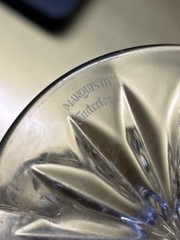 Waterford Marquis Crystal 8-1/2”Red Wine Goblet Signed Marquis Waterford