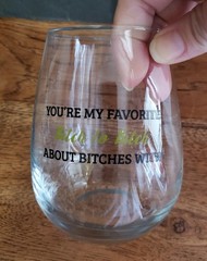 Lot of 4 Different Sizes & Styles of Glasses Cocktail Champagne Wine
