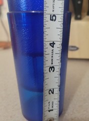 Texan Cobalt Blue Textured Pebbled Tumblers Drinking Glasses Vintage 4-Pieces