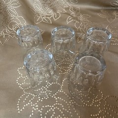 (5) Arcoroc Shot Glasses 2 oz Made in France 2″ D X 2-3/8″ T