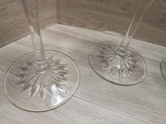 Royal Doulton Earlswood 6 x Goblet Fine Crystal Made in Italy, 8.25in