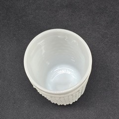 Vtg Anchor Hocking White Milk Glass Hobnail Tumbler Drinking Glass 4.25″ 8 oz