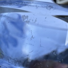 Vintage! Set of 2 Indiana Madrid Recollection Blue Glass Tumblers 6 1/2″ Tall