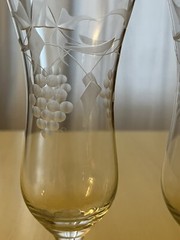 Arcadia Hand Made In Romania Vintage Glasses Set Of 4