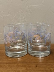 Corelle Pink Trio Coordinates Short Drinking Glasses Set Of 4 Floral