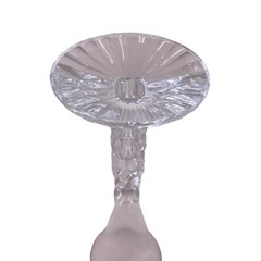 Vintage 2000 Millennium 10″ Crystal Flute Champagne Clear Glass Y2K Rare