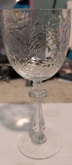 Vintage and Scarce ROCK SHARPE Crystal – PAISLEY Wine Glass