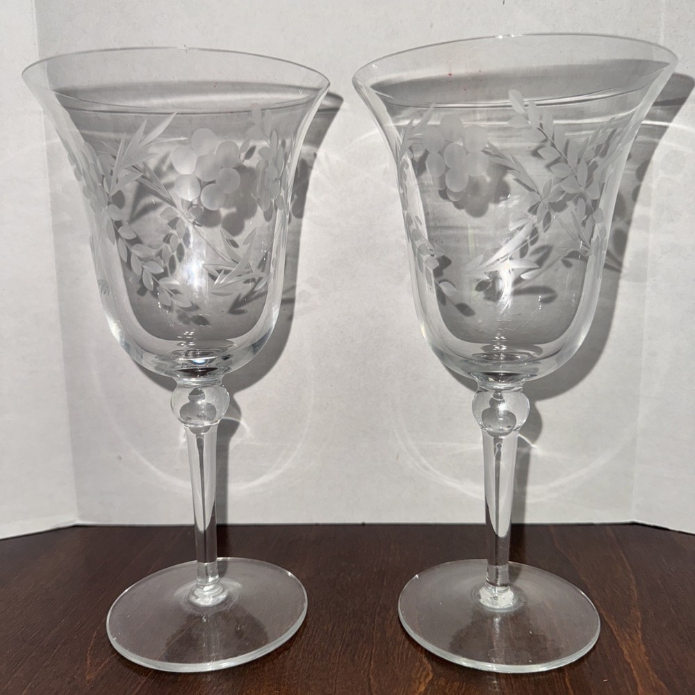 VTG Danube by Colony 7 3/4» tall Water/Drink goblet Discontinued 1950