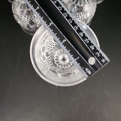 Vintage Westmoreland Della Robbia Clear Glass 8 fl. oz. Wine Goblet Set of 6
