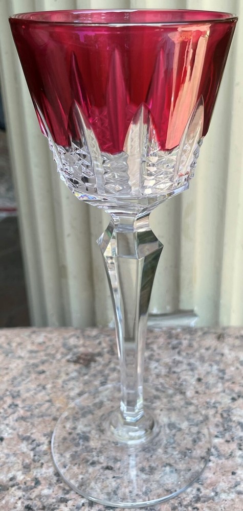BACCARAT CRYSTAL RHINE WINE GLASS COLBERT COLOR MINT